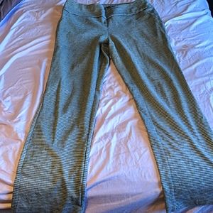 Black and white business casual pants
